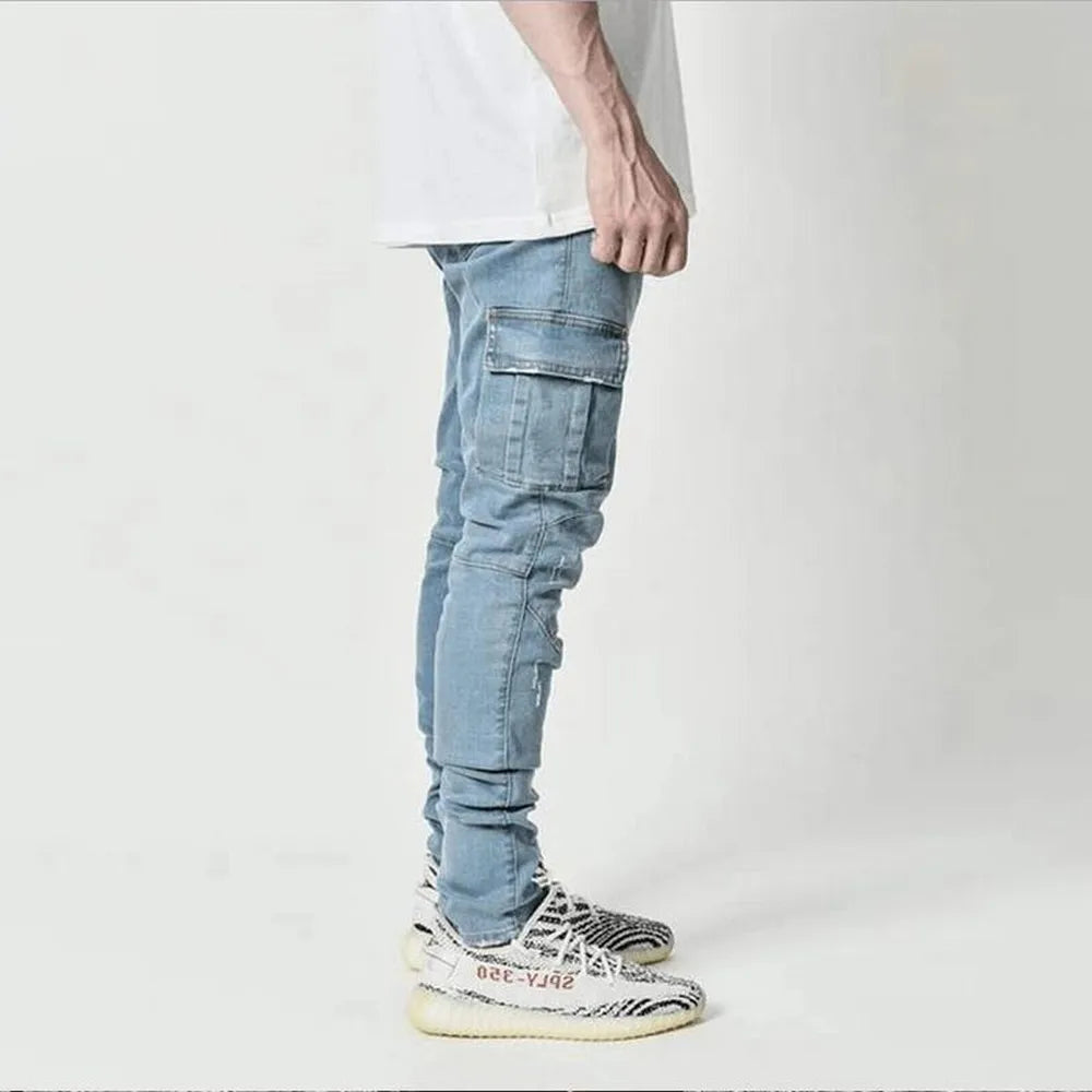 Men's Slim Cargo Jeans