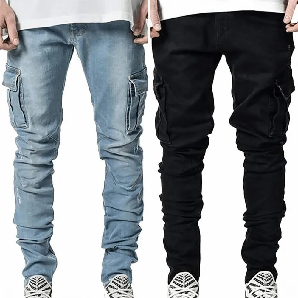 Men's Slim Cargo Jeans