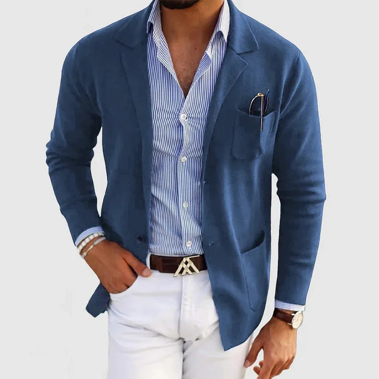Men's Slim Cotton Blazer