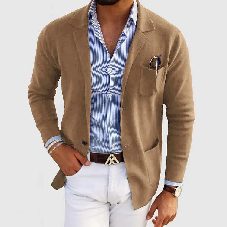 Men's Slim Cotton Blazer