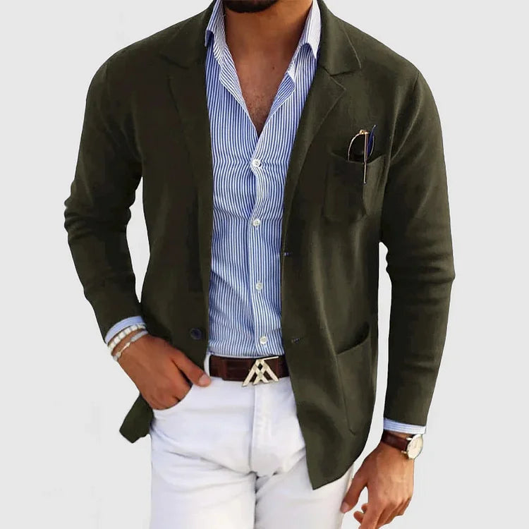 Men's Slim Cotton Blazer