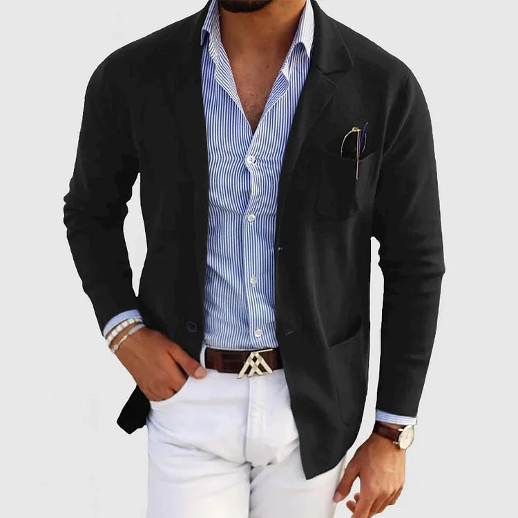 Men's Slim Cotton Blazer