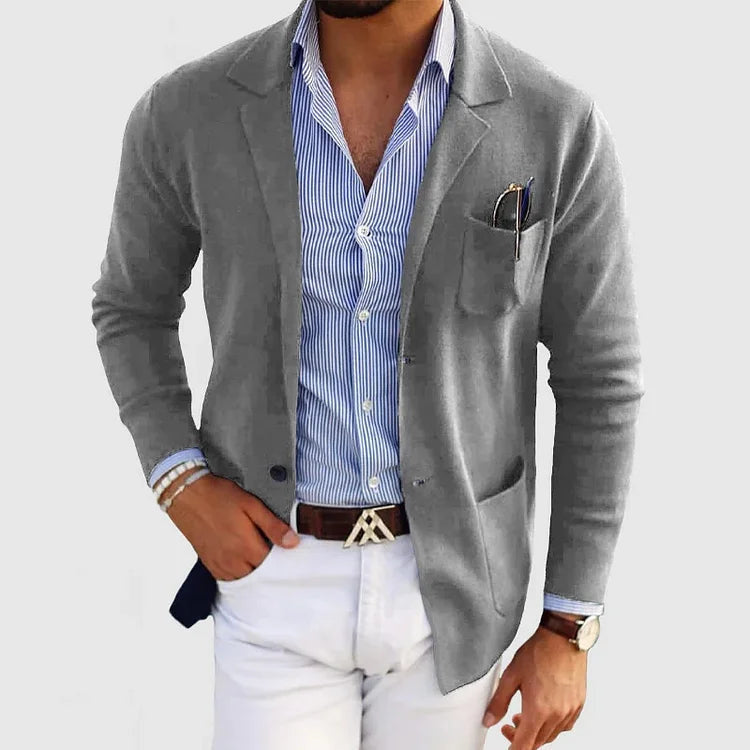 Men's Slim Cotton Blazer