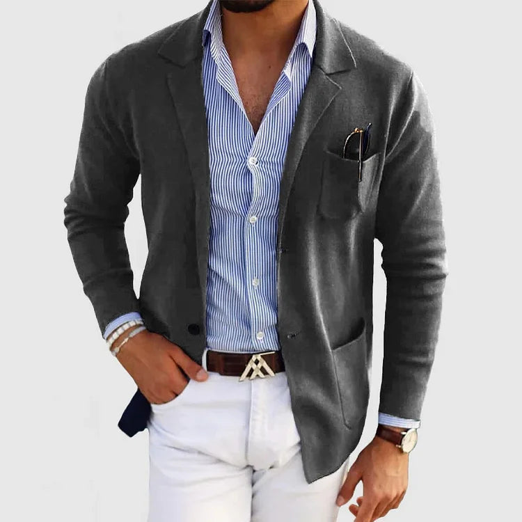 Men's Slim Cotton Blazer
