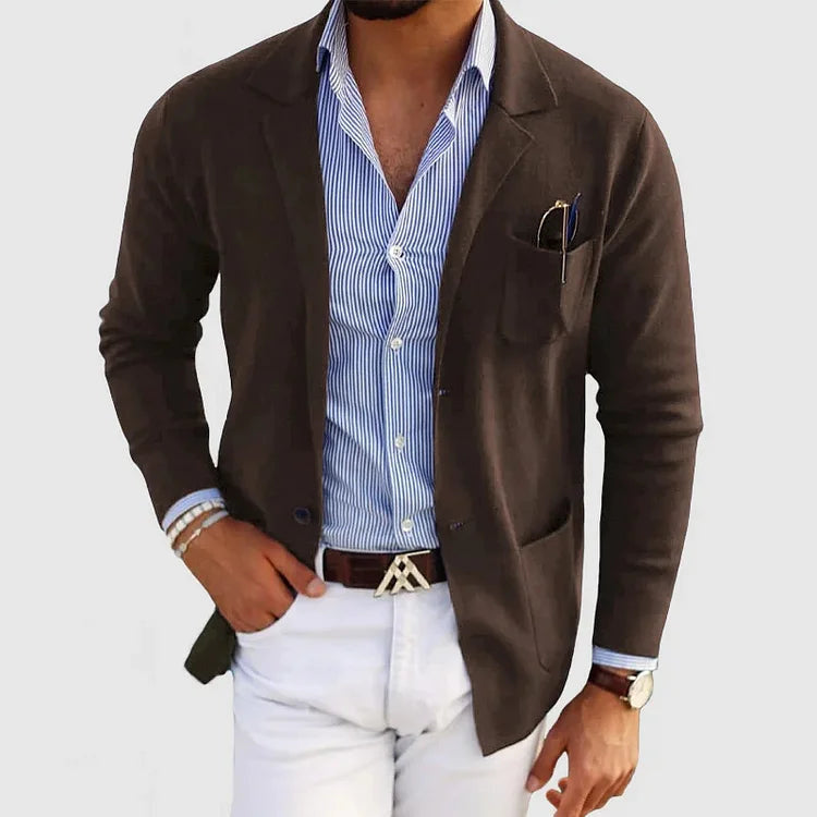 Men's Slim Cotton Blazer