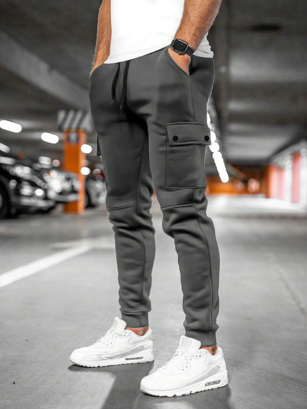 Men's Tapered Fleece Jogger Trousers