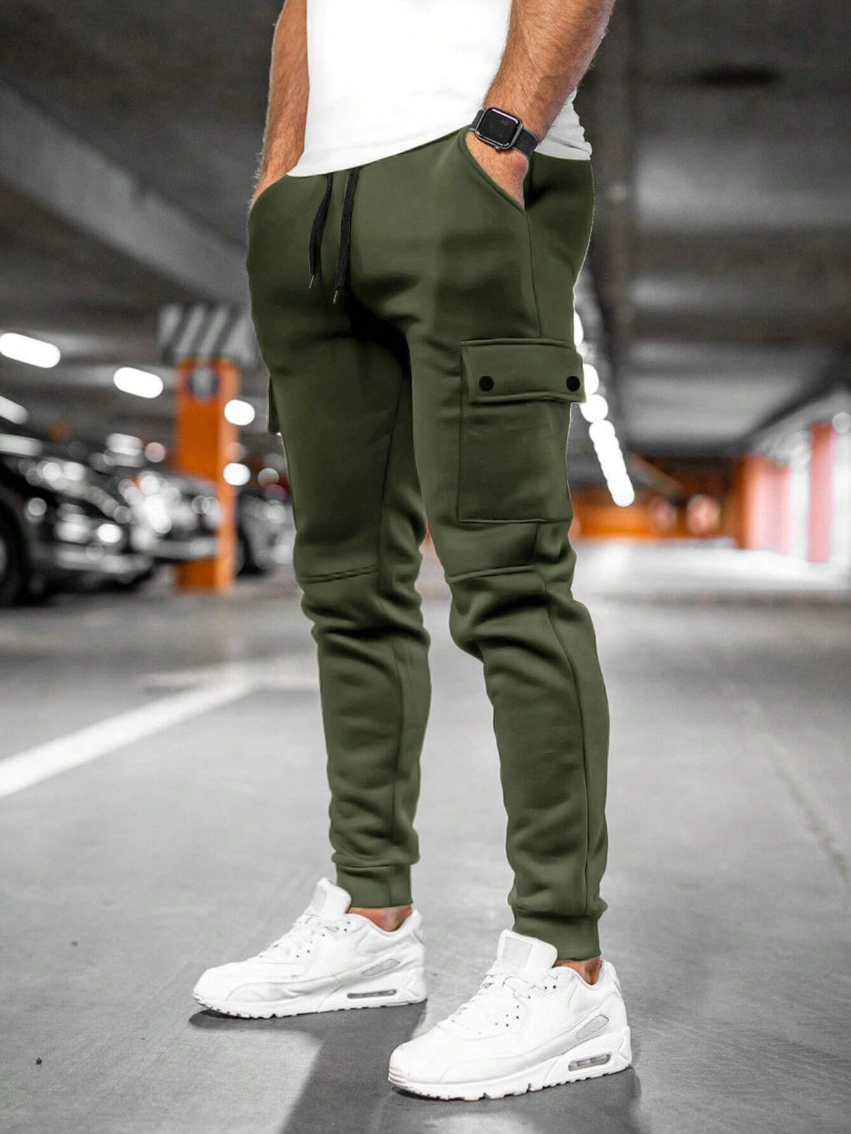 Men's Tapered Fleece Jogger Trousers
