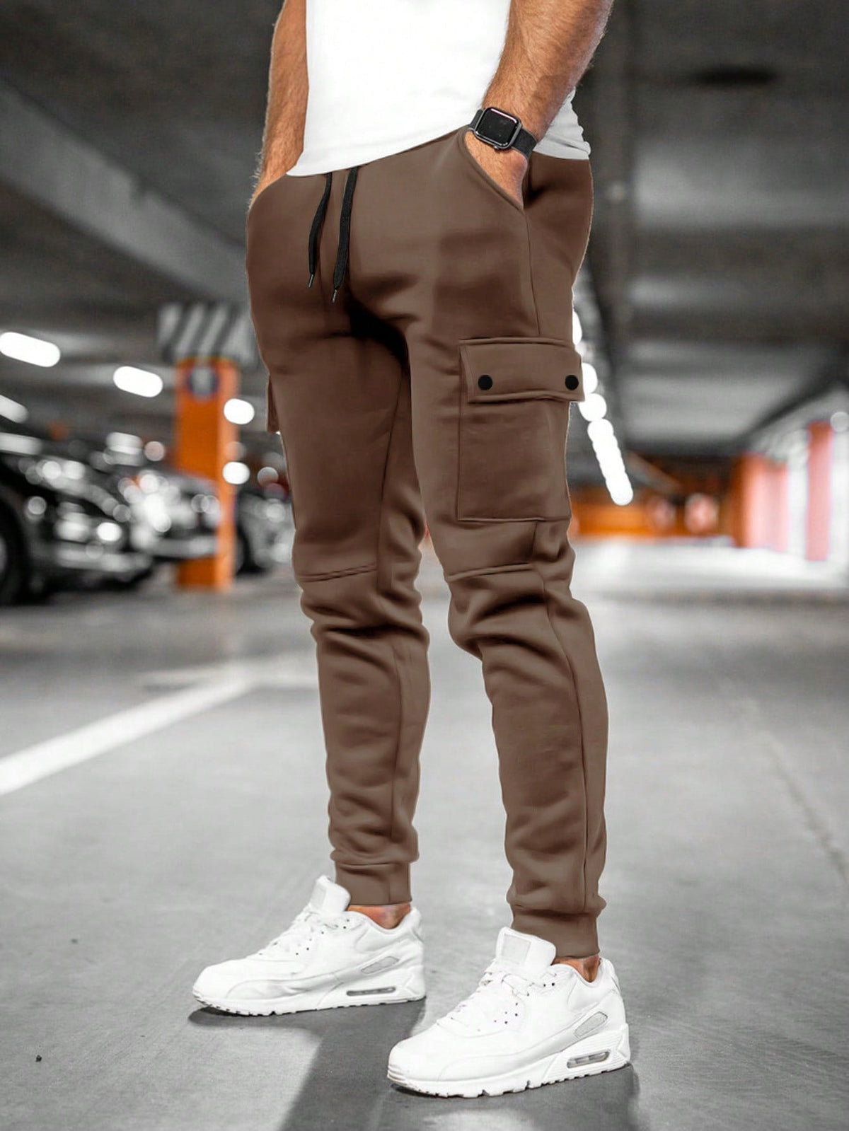 Men's Tapered Fleece Jogger Trousers
