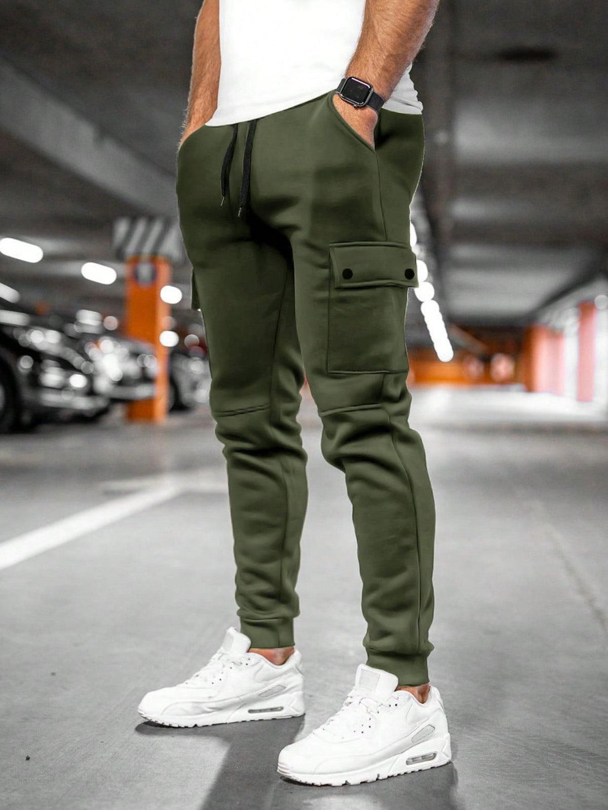 Men's Tapered Fleece Jogger Trousers