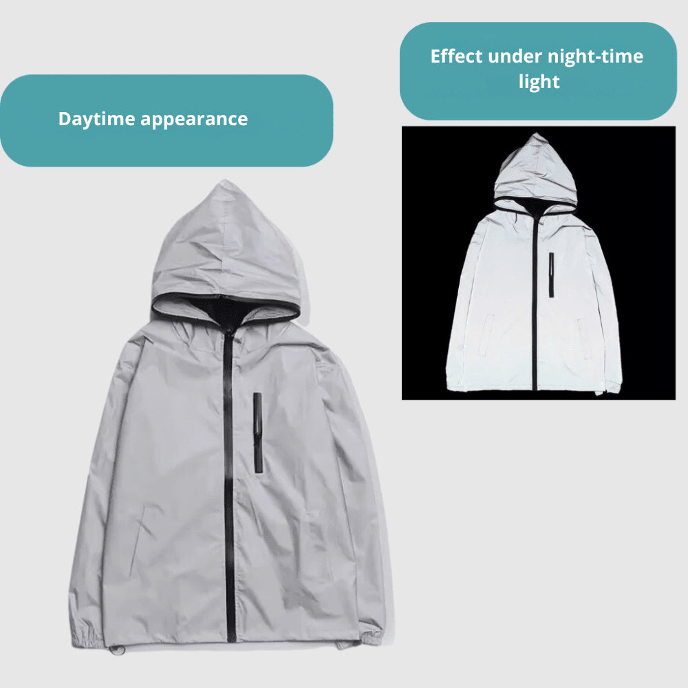 Men's Wide Leg Hooded Outdoor Waterproof Jacket
