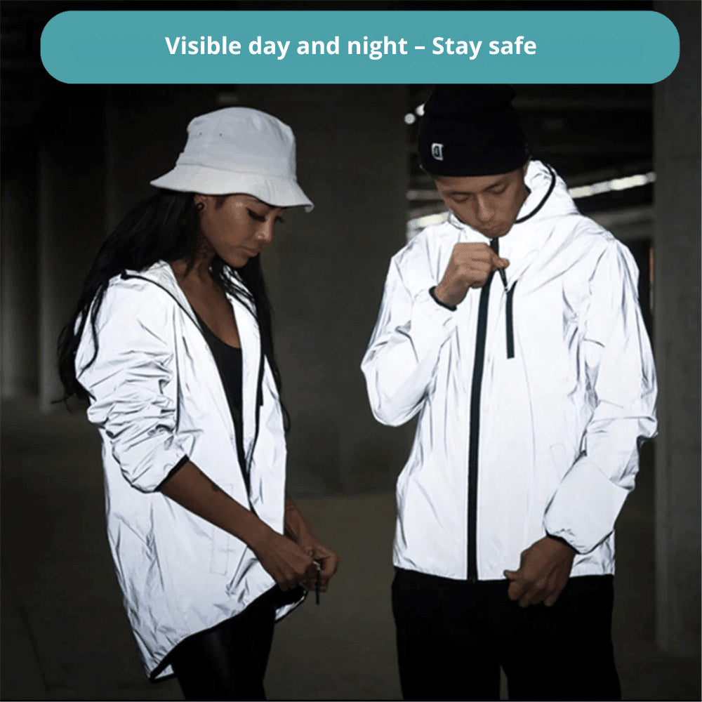 Men's Wide Leg Hooded Outdoor Waterproof Jacket