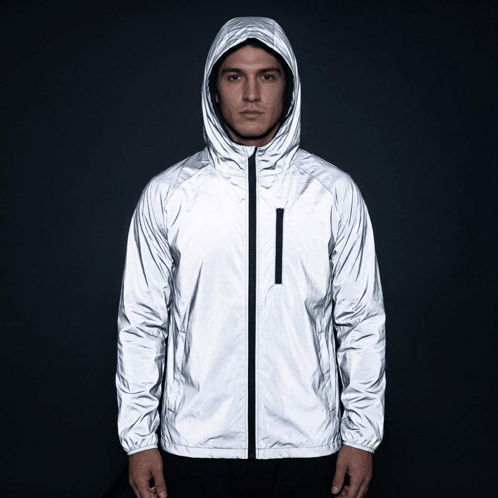 Men's Wide Leg Hooded Outdoor Waterproof Jacket