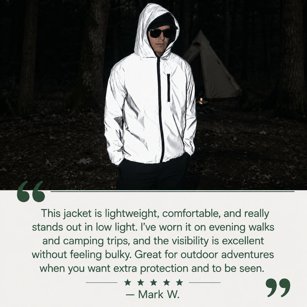 Men's Wide Leg Hooded Outdoor Waterproof Jacket