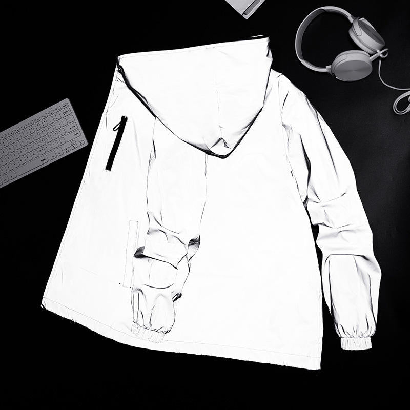 Men's Wide Leg Hooded Outdoor Waterproof Jacket