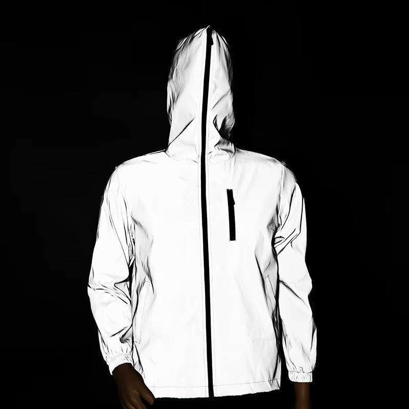 Men's Wide Leg Hooded Outdoor Waterproof Jacket