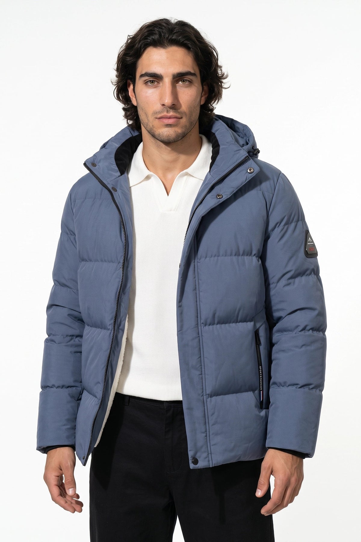 Men's Winter Warm Hooded Puffer Jacket