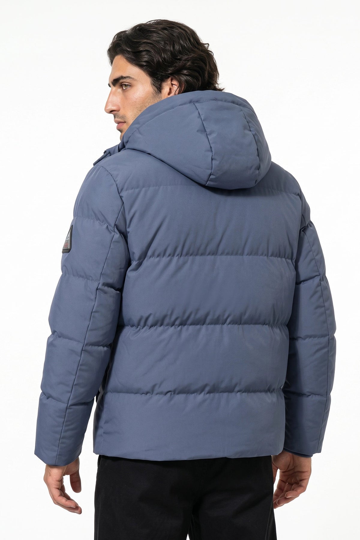 Men's Winter Warm Hooded Puffer Jacket