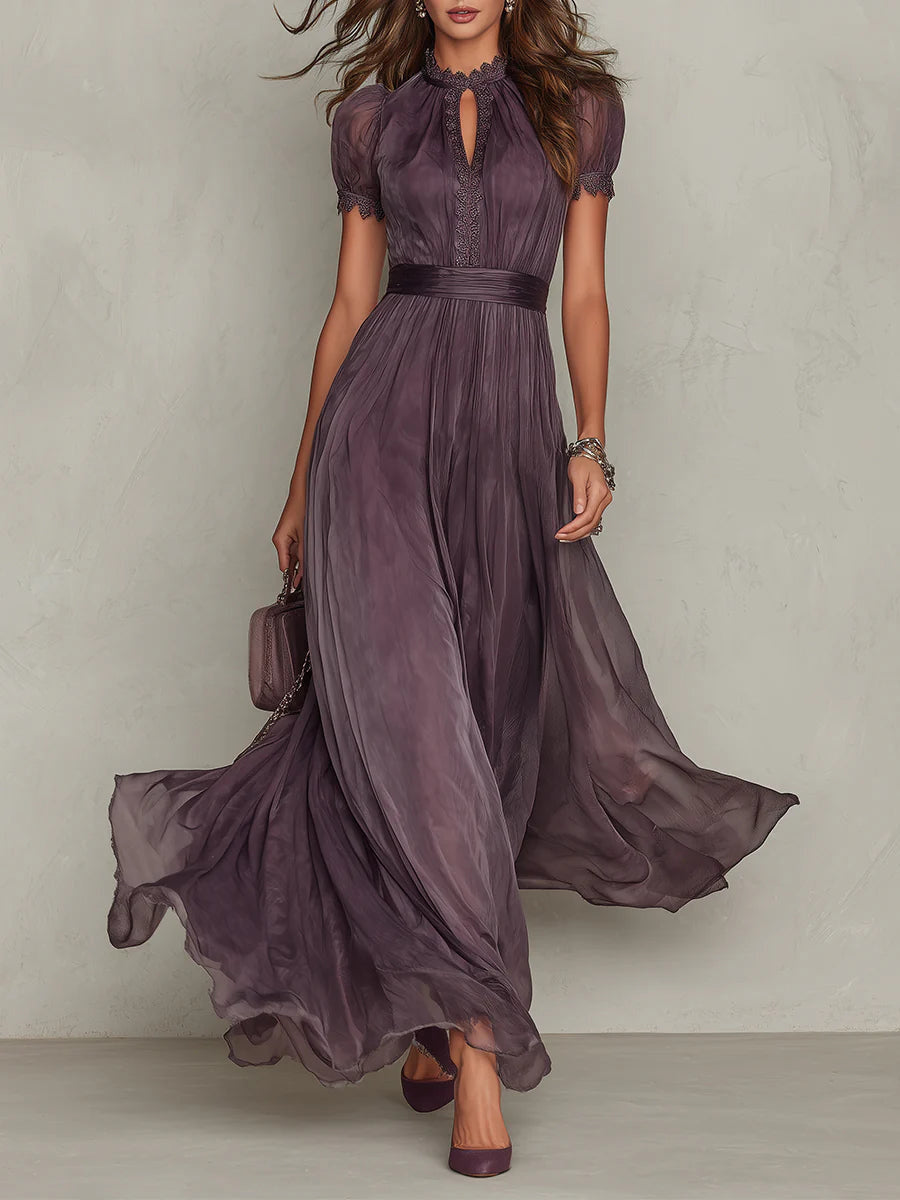 Plain Chiffon Long Maxi Dress