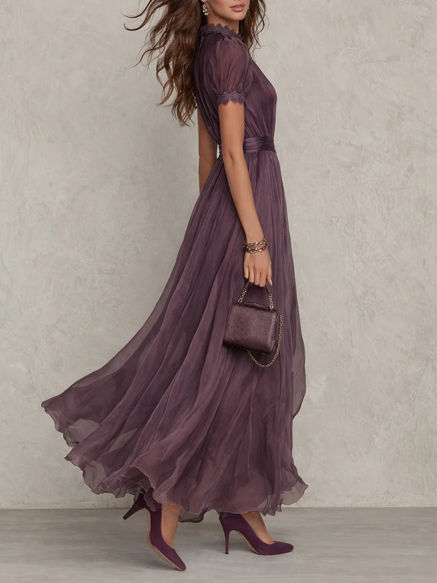 Plain Chiffon Long Maxi Dress