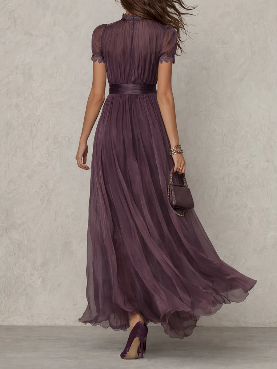 Plain Chiffon Long Maxi Dress
