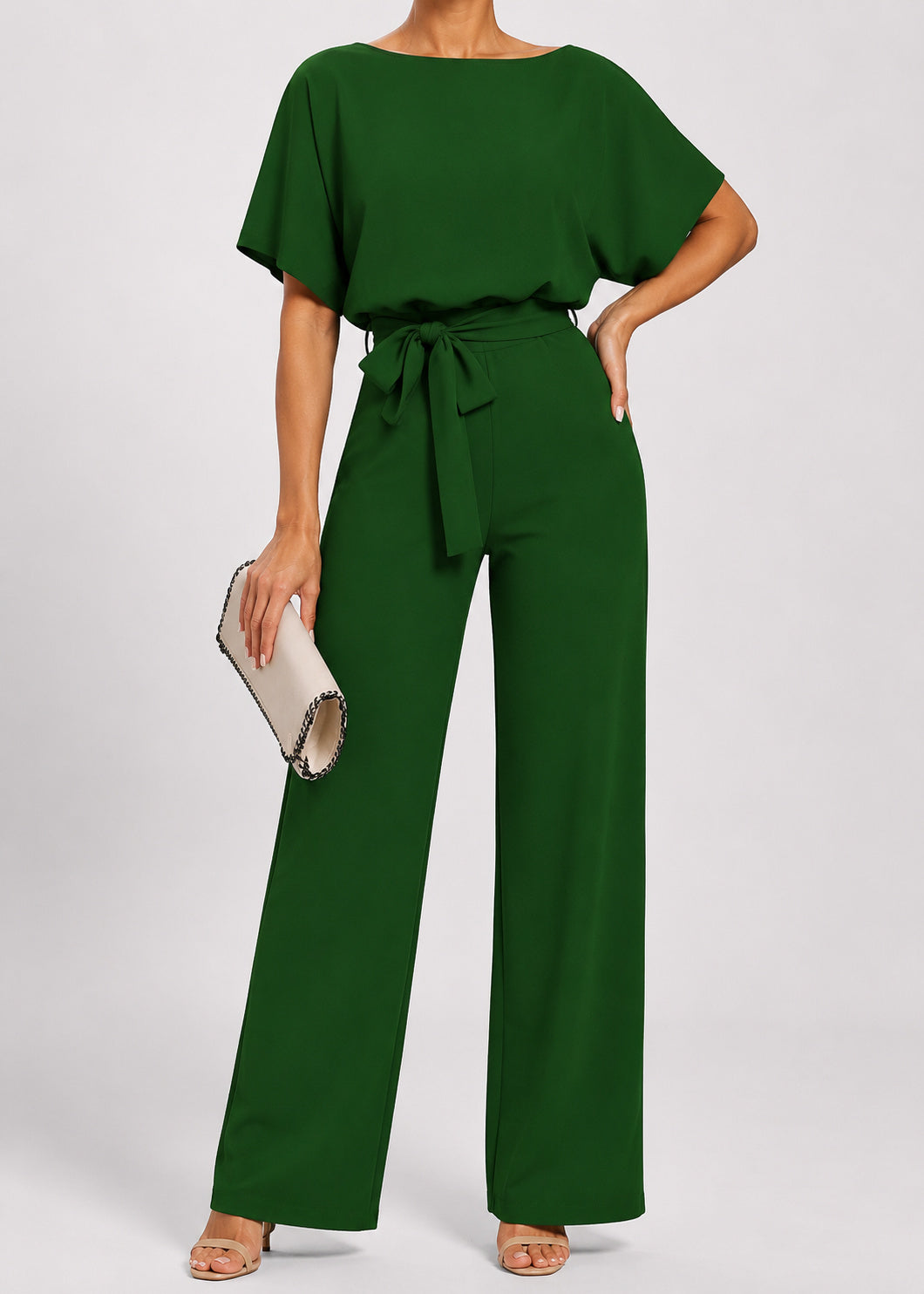 Relaxed Full Length Short Jumpsuit