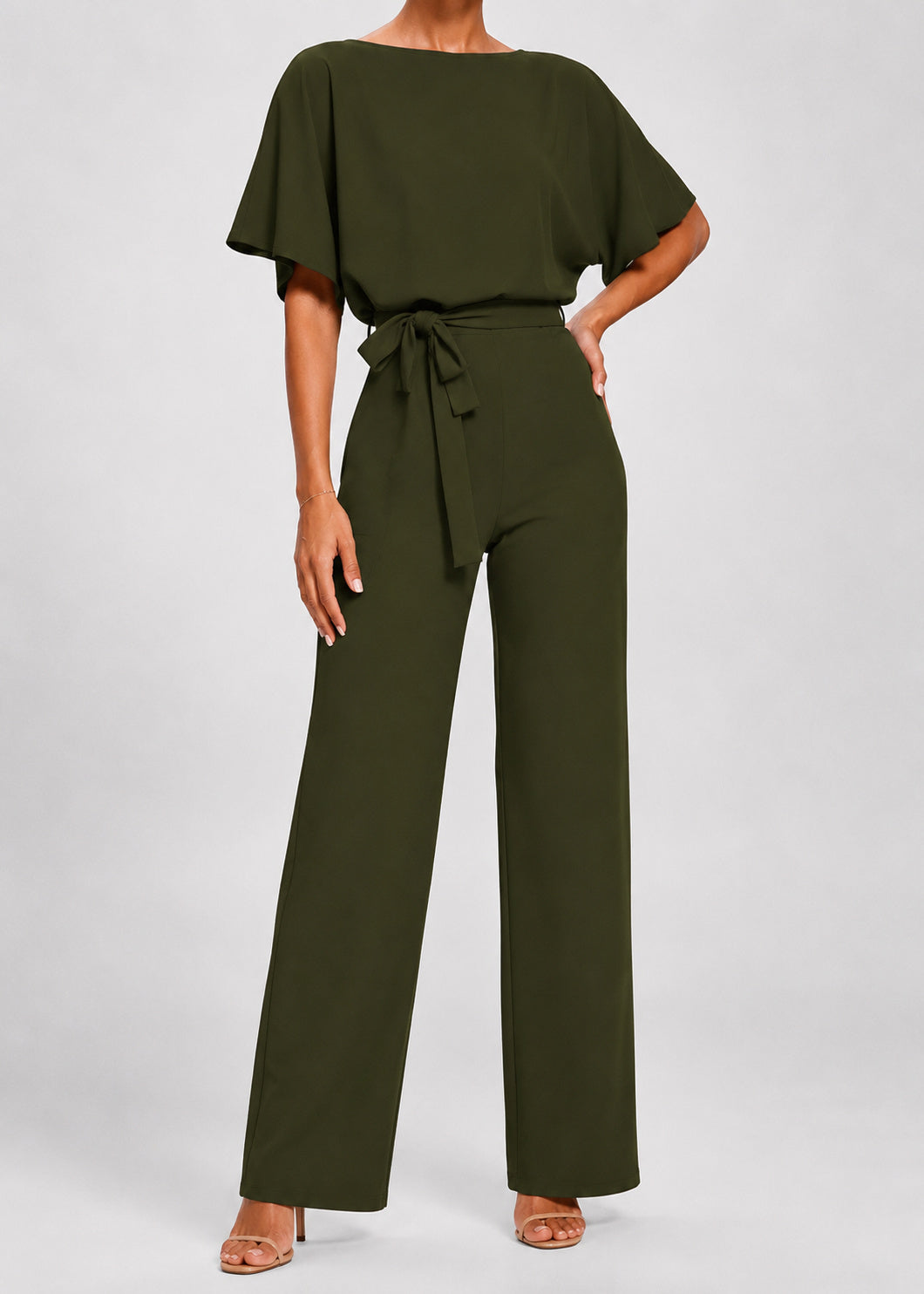 Relaxed Full Length Short Jumpsuit
