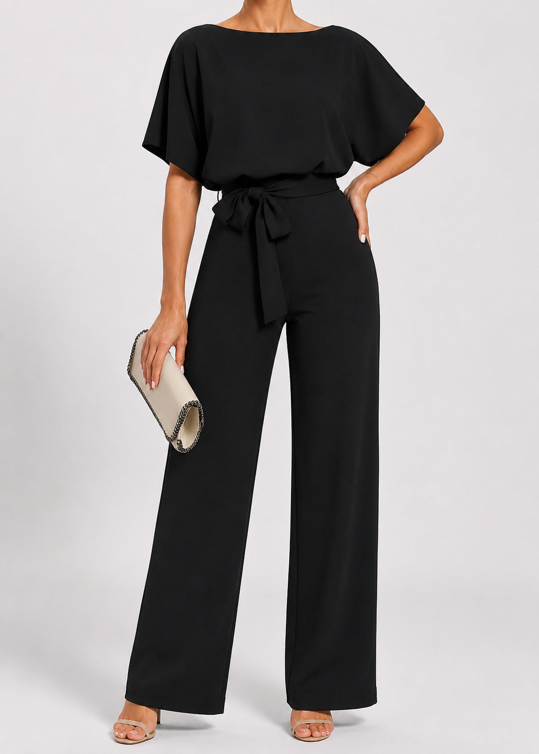 Relaxed Full Length Short Jumpsuit