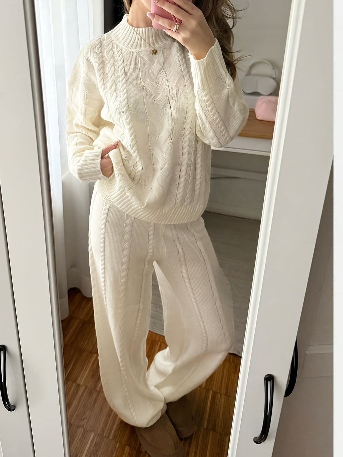 Relaxed Knitted Long Sleeve Co Ord
