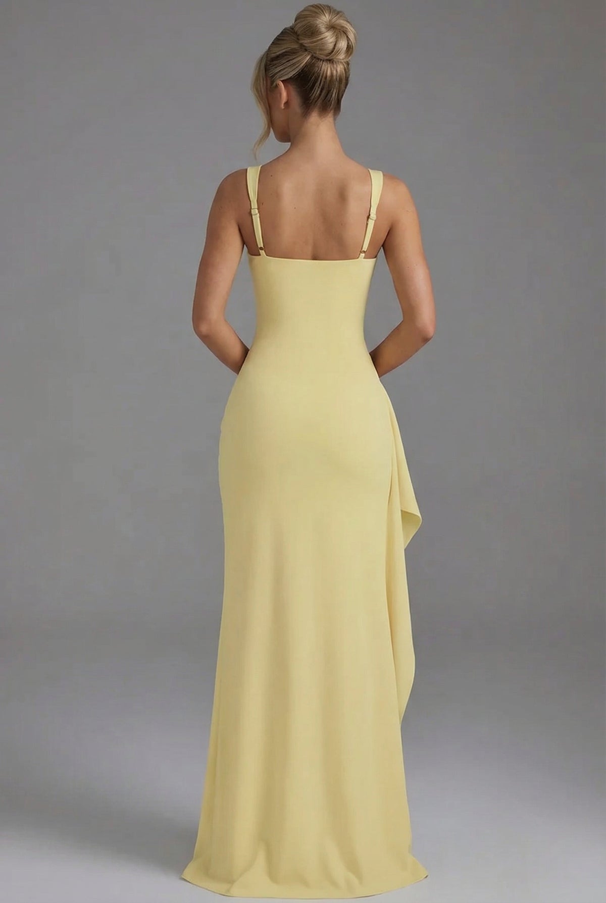 Sleeveless Maxi Slip Bodycon Dress