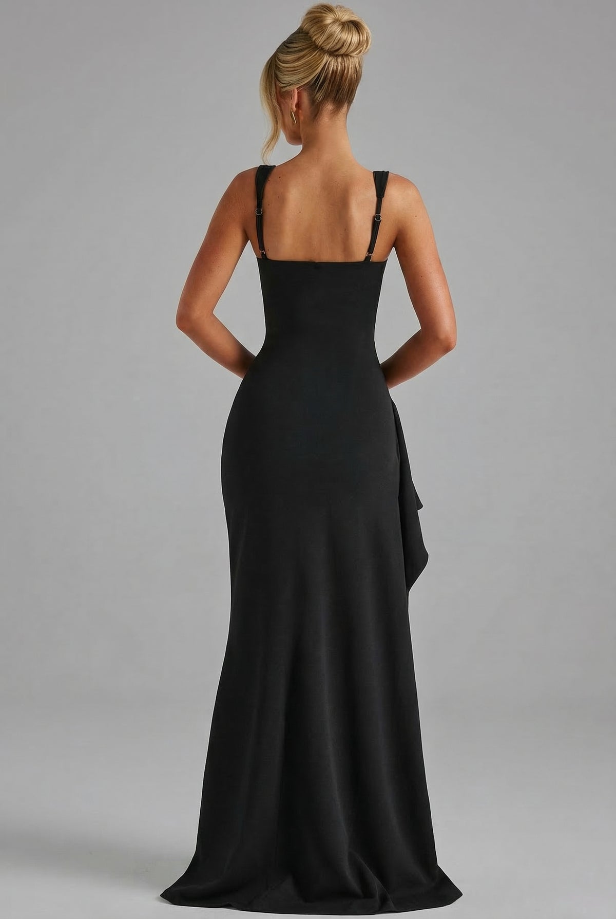 Sleeveless Maxi Slip Bodycon Dress
