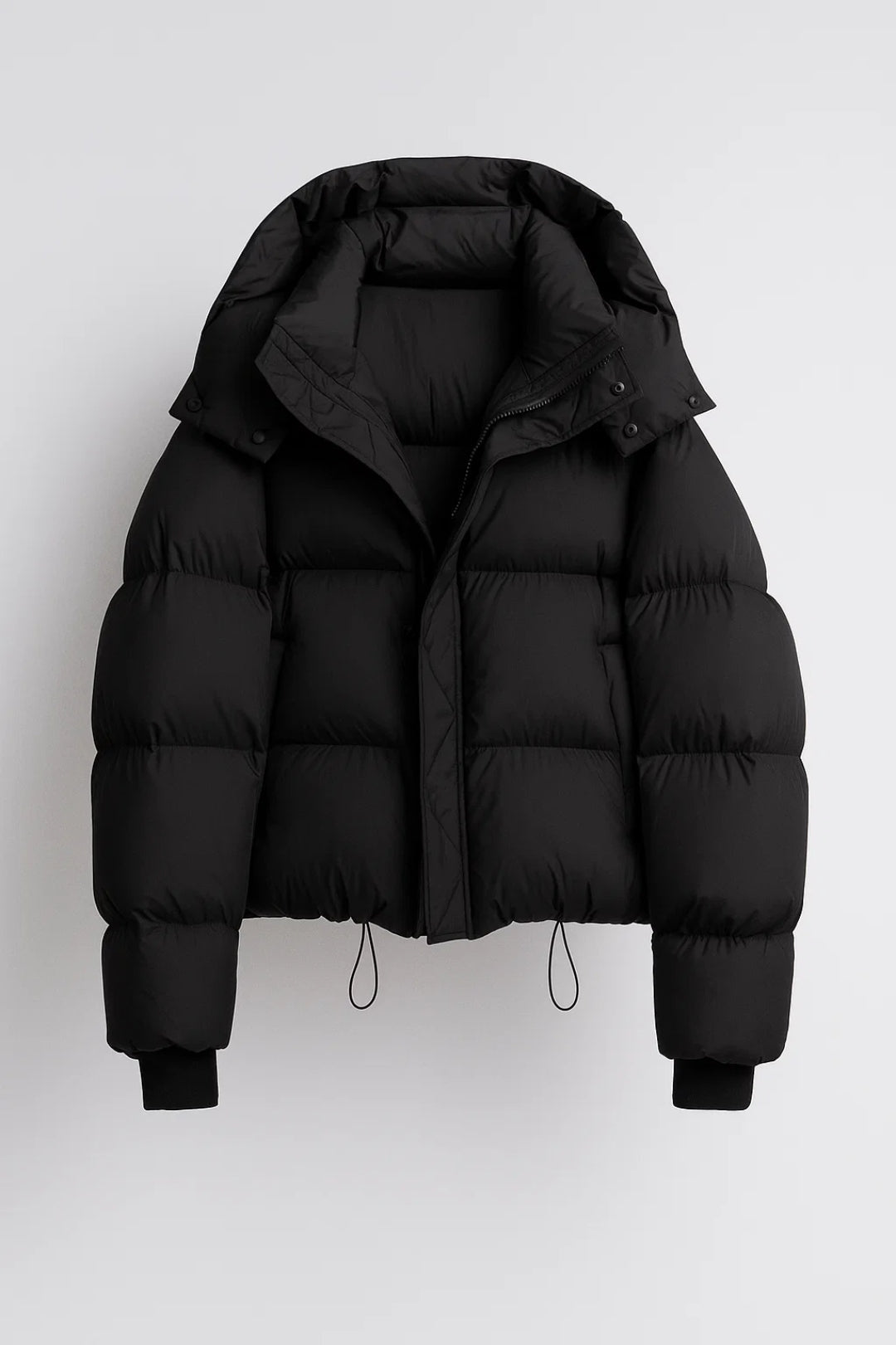Women's Boxy Plain Puffer Jacket