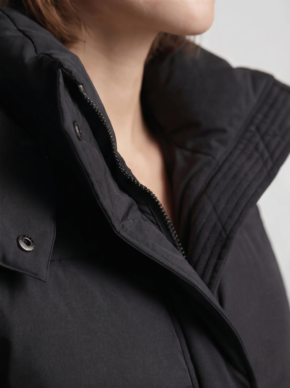 Women's Boxy Plain Puffer Jacket