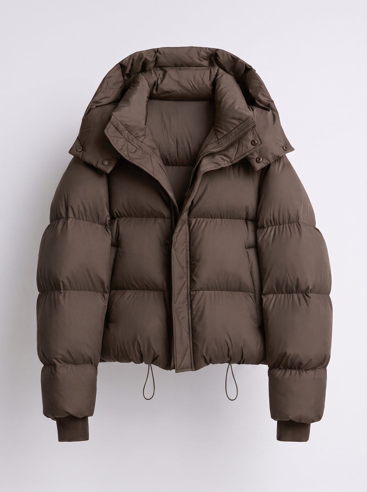 Women's Boxy Plain Puffer Jacket