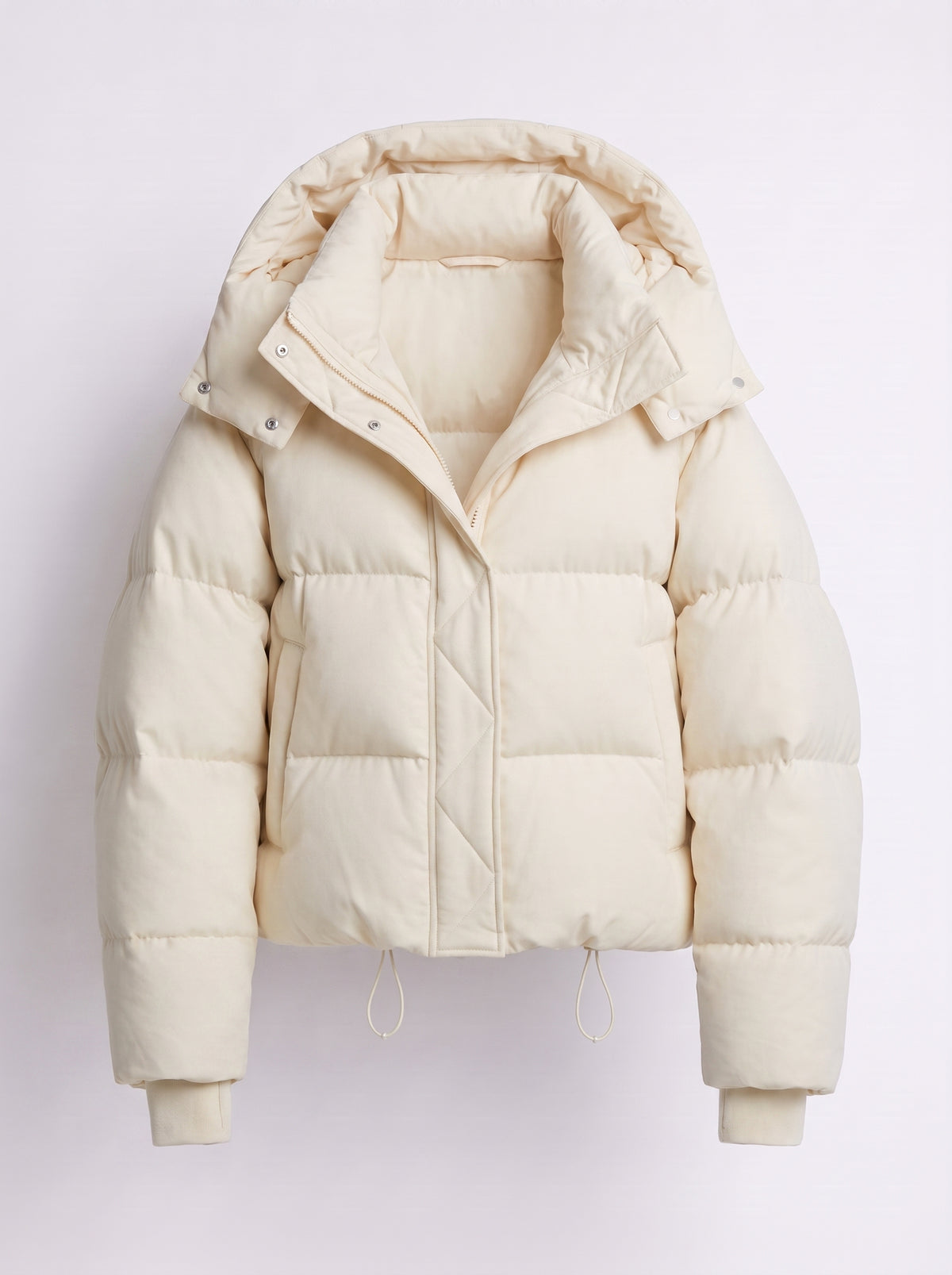 Women's Boxy Plain Puffer Jacket