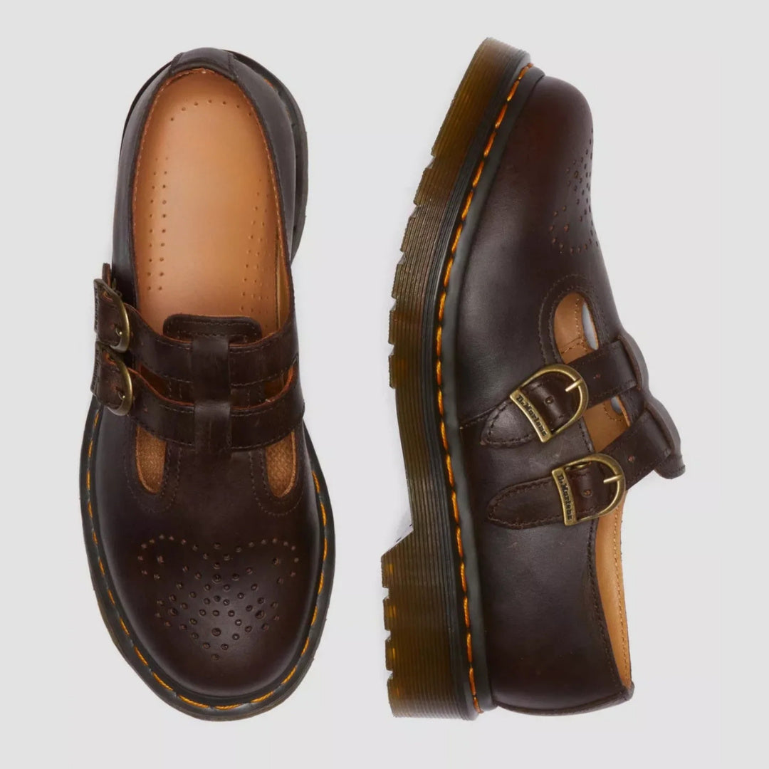Women's Buckle Leather Mary Jane Shoes