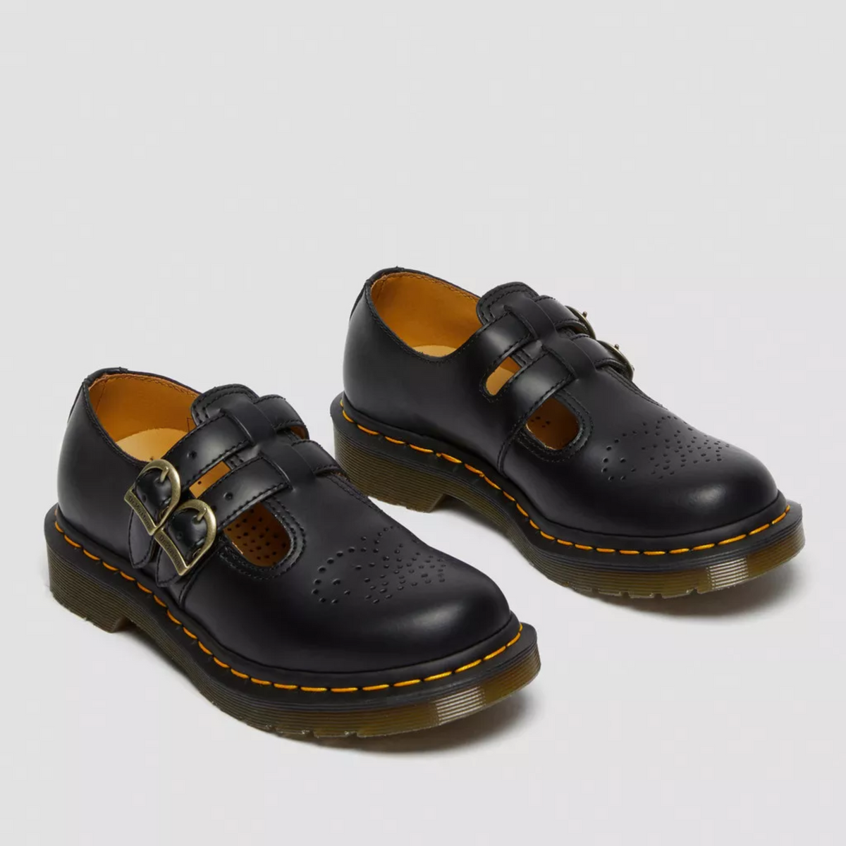 Women's Buckle Leather Mary Jane Shoes