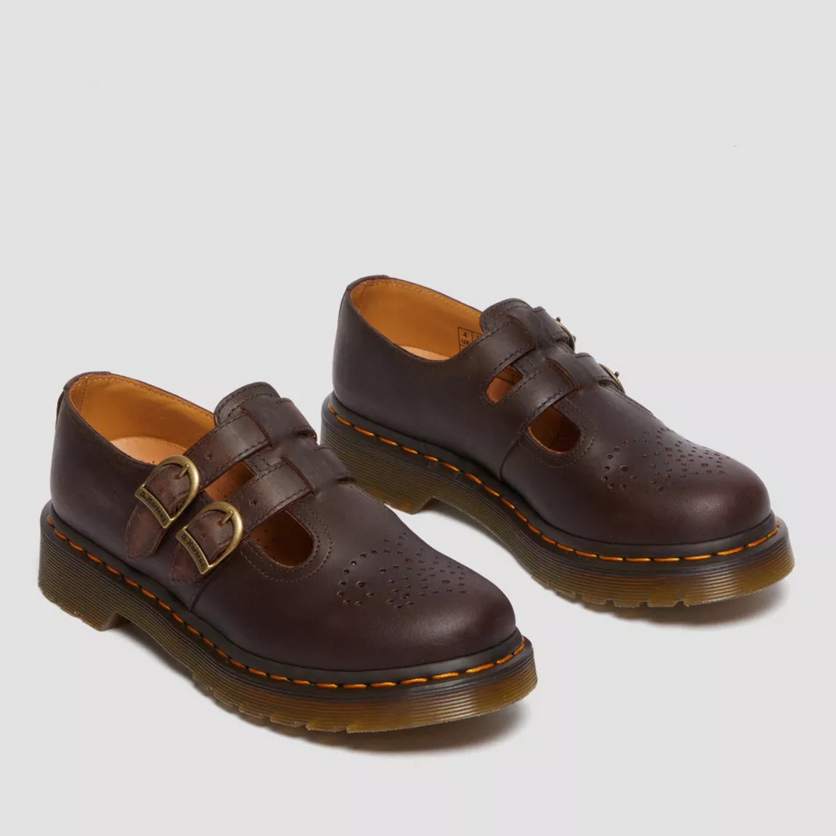 Women's Buckle Leather Mary Jane Shoes