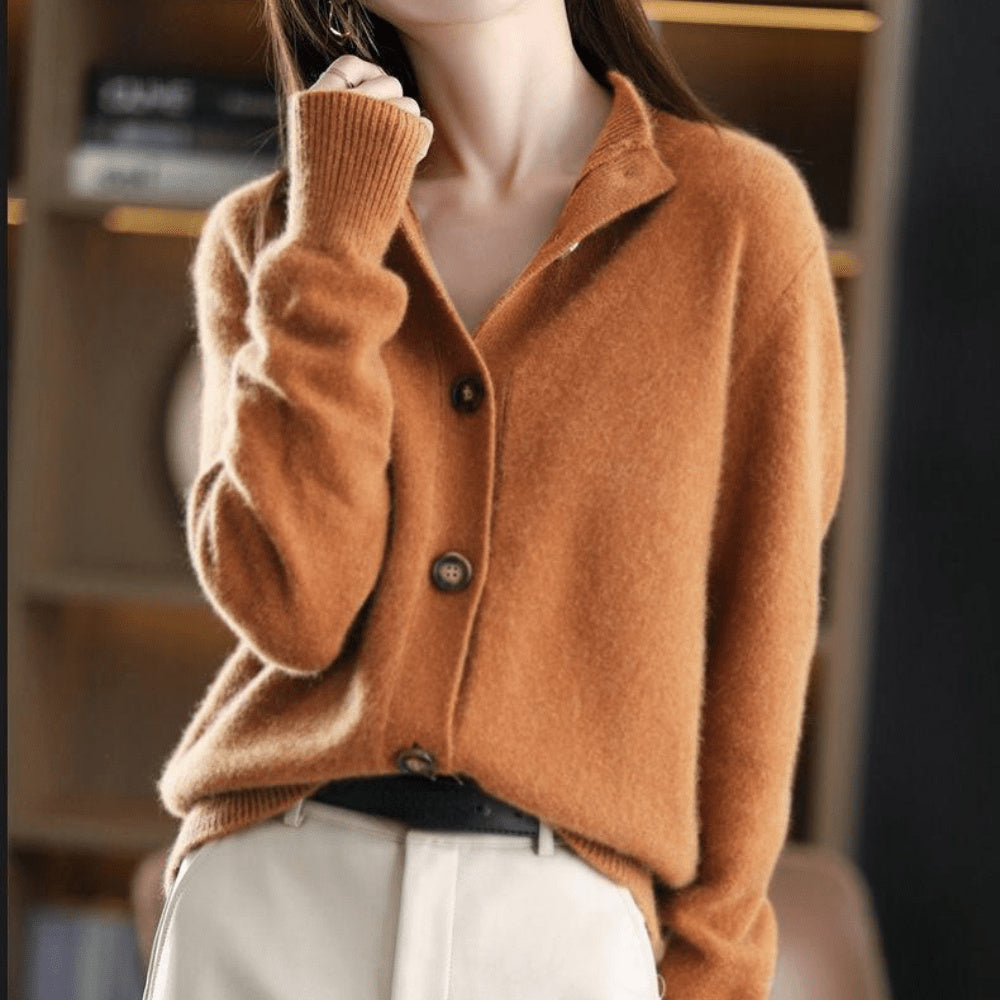 Women's Button-Down Cashmere Cardigan