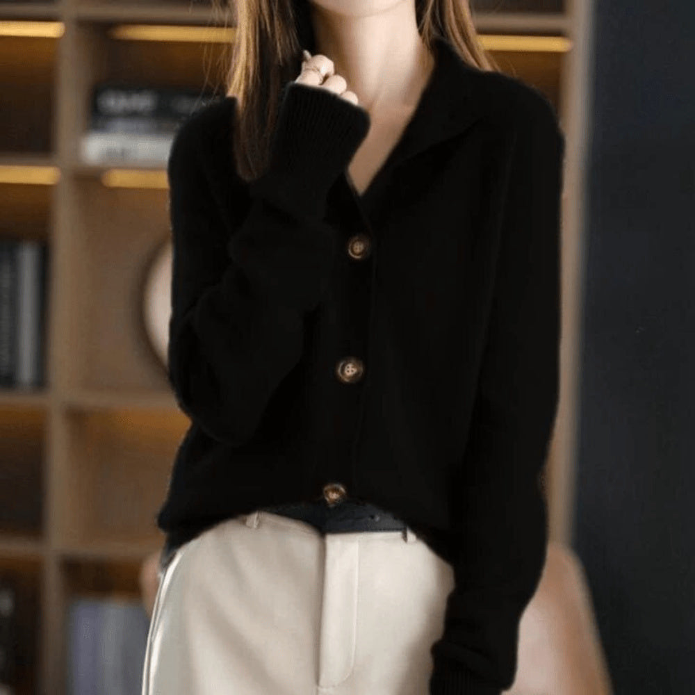 Women's Button-Down Cashmere Cardigan