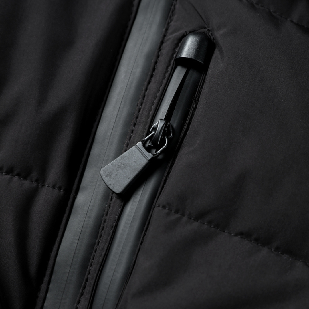 Women's Collared Belted Puffer Jacket