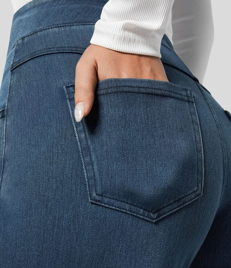 Women's Comfortable High Wide Leg Jeans