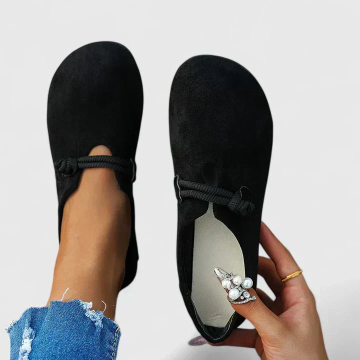 Women's Faux Leather Cushioned Orthopedic Loafers