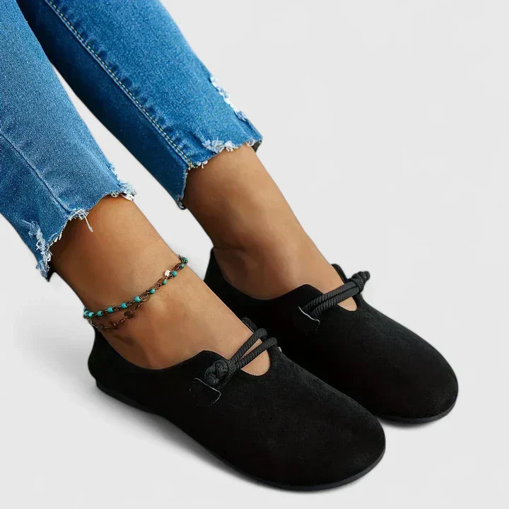 Women's Faux Leather Cushioned Orthopedic Loafers