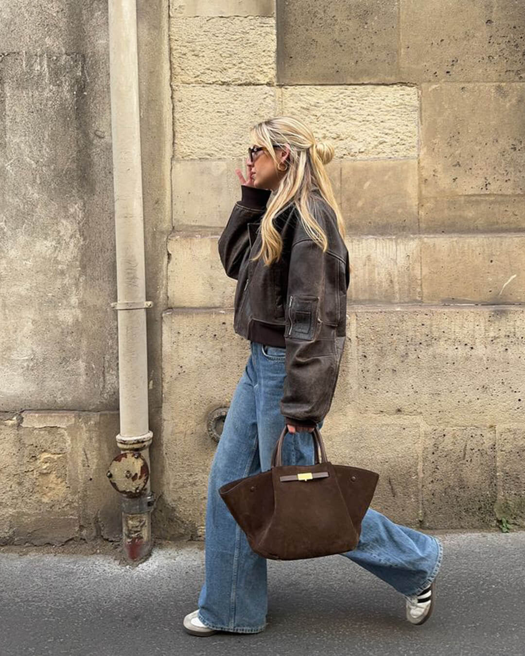 Women's Faux Suede Bag