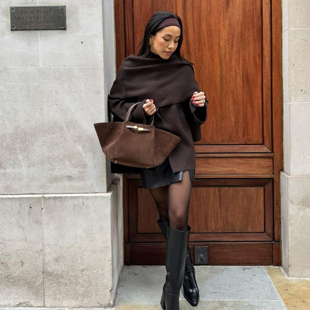 Women's Faux Suede Bag