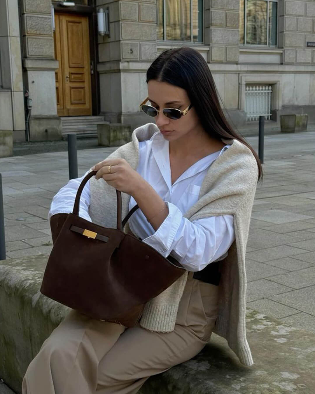 Women's Faux Suede Bag