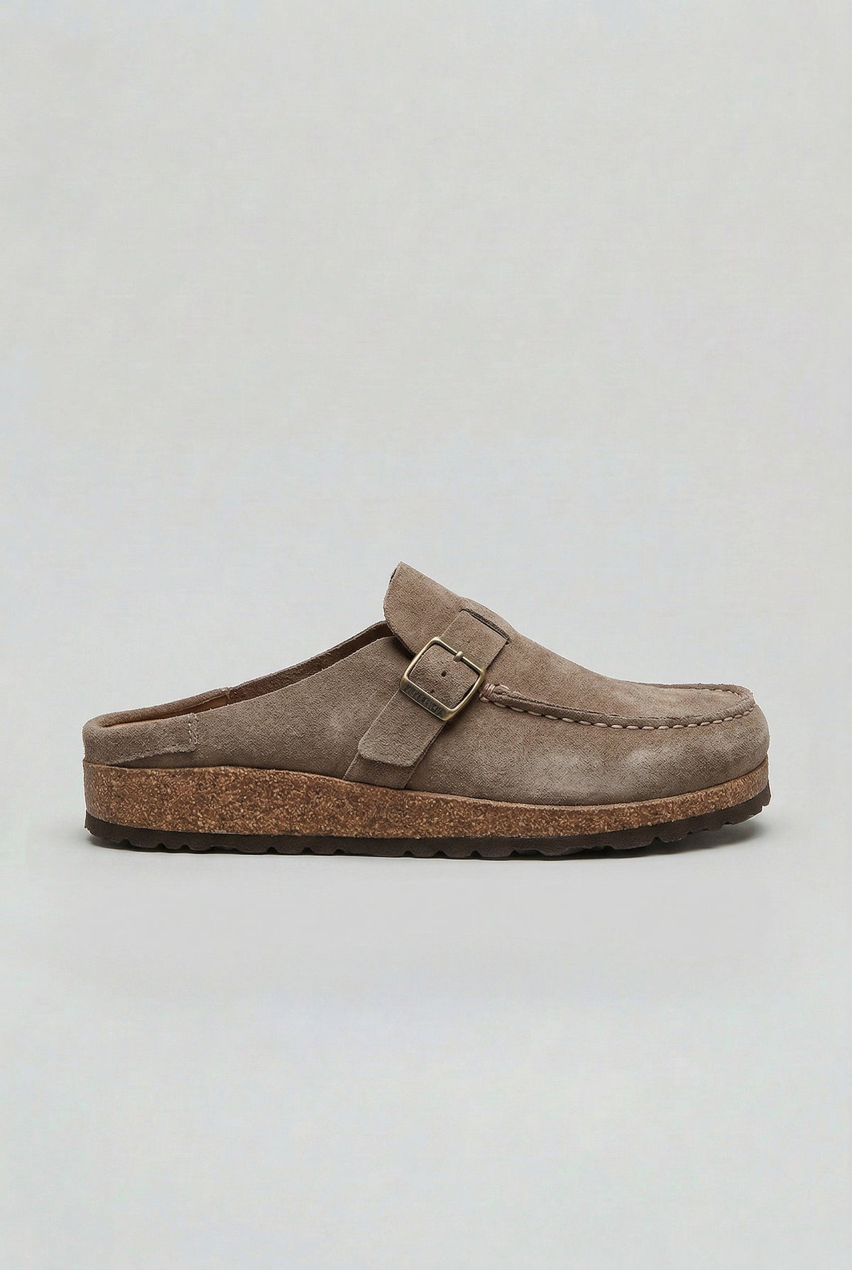 Women's Faux Suede Shoes Buckle Clogs