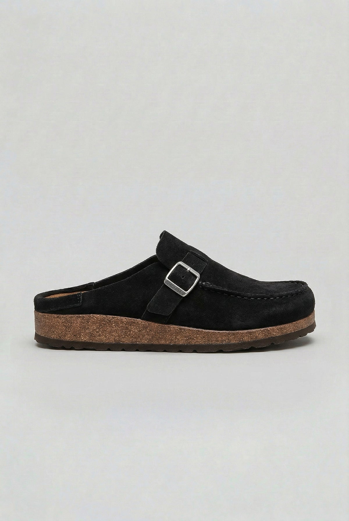 Women's Faux Suede Shoes Buckle Clogs