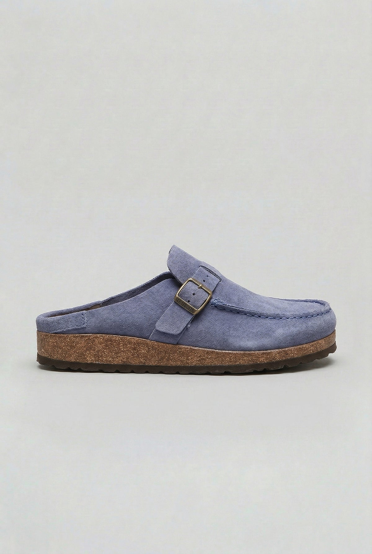 Women's Faux Suede Shoes Buckle Clogs