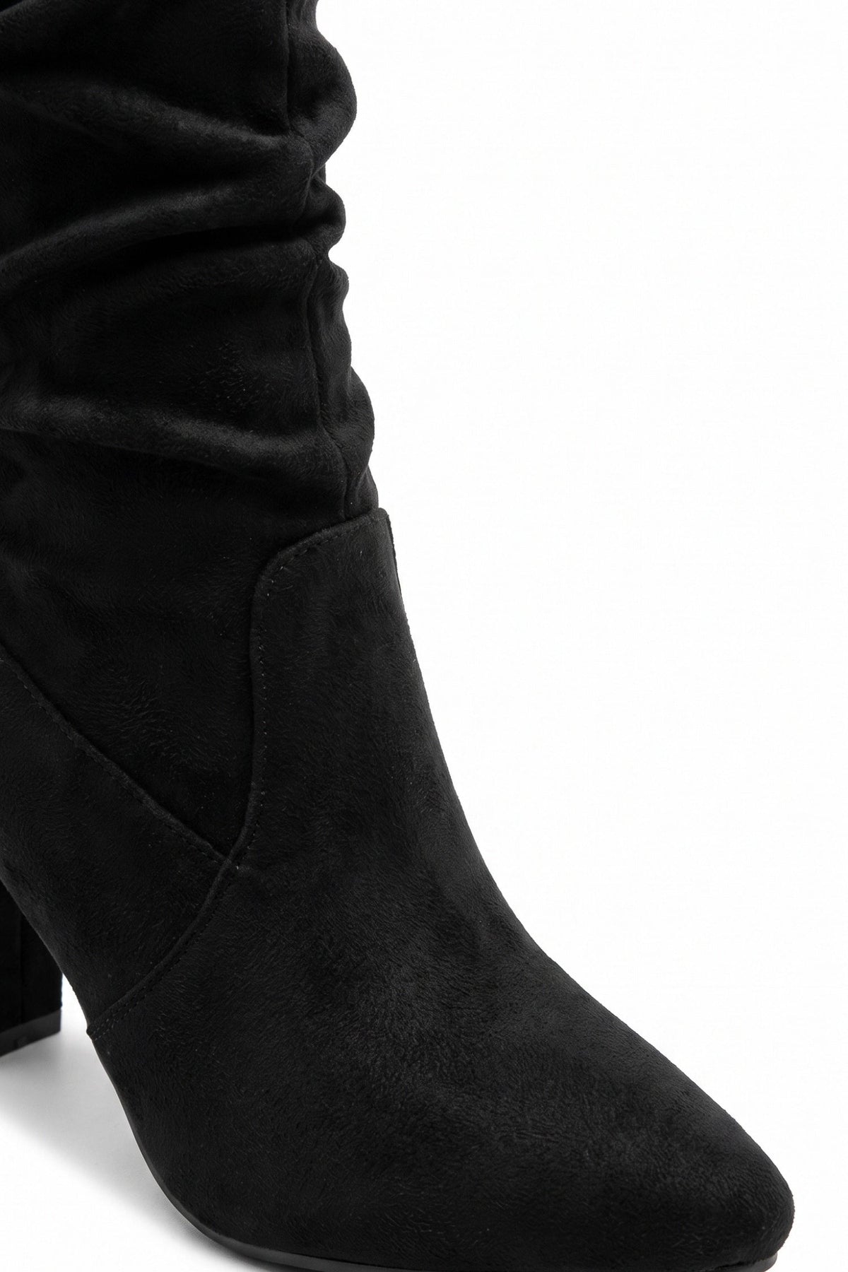 Women's Faux Suede Slouch Knee High Boots